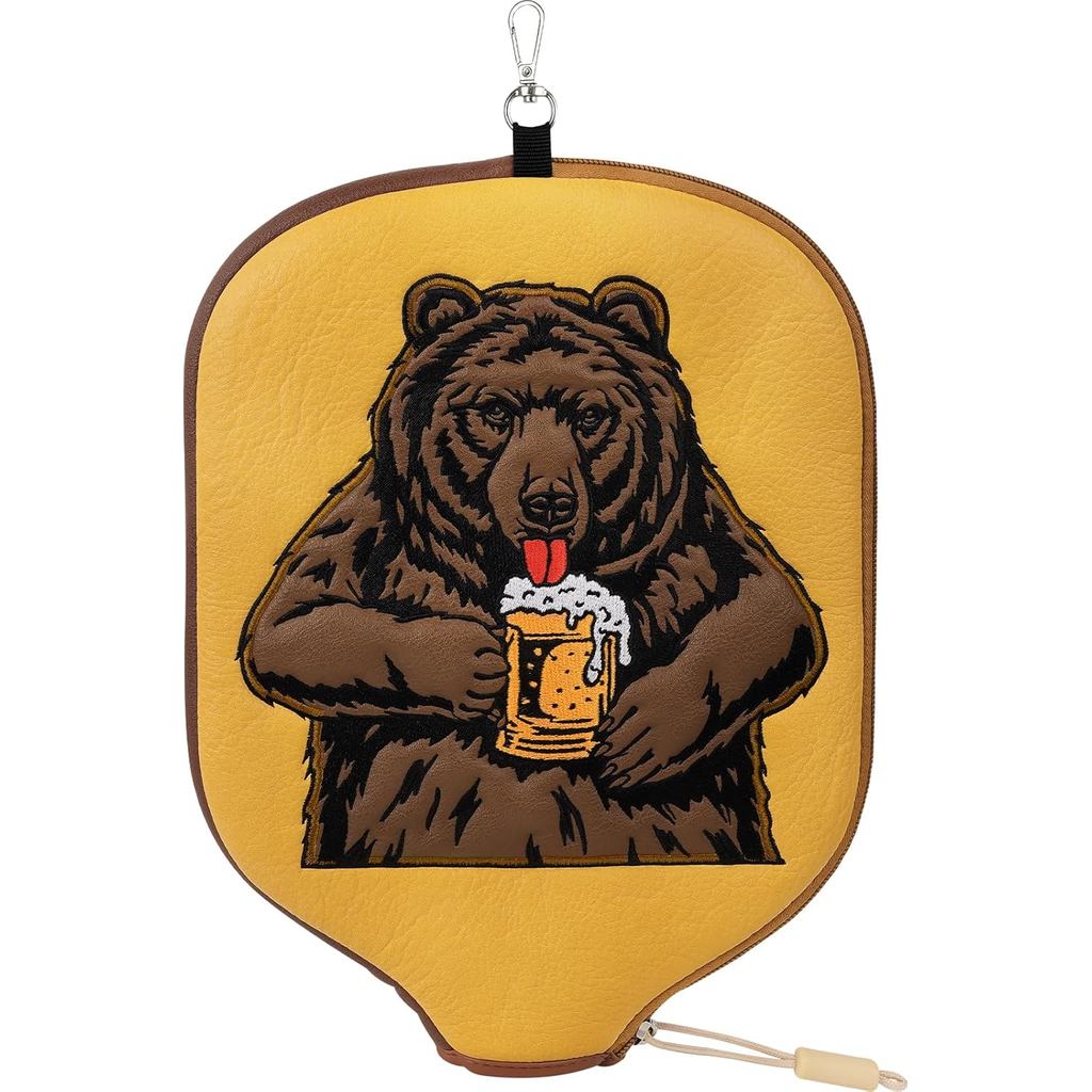 Capa Grande e Divertida para Raquete de Pickleball, Estojo para Raquete de Pickleball, Capas para Proteger a Raquete de