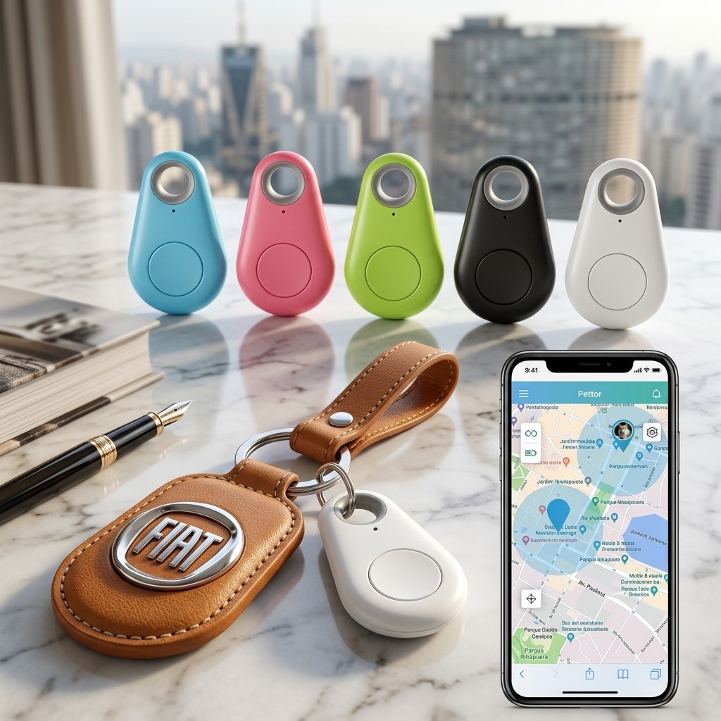 Mini GPS Rastreador Inteligente Bluetooth Para Coleira Pet Cachorro Gato E Malas