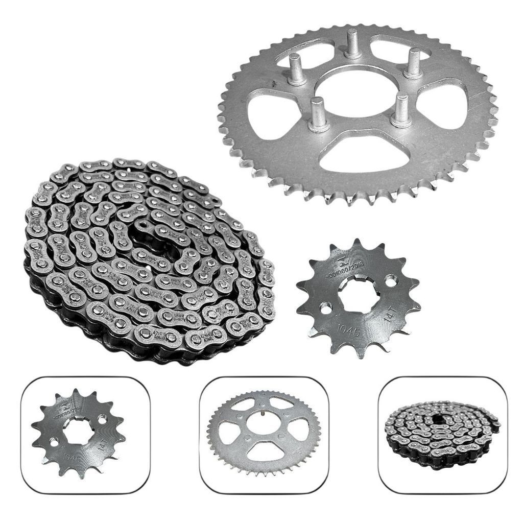 Kit Relação Transmissão Modelo Moto Honda Xlr 125 96 A 03 Nx 150 97 A 03