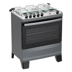 Fogo Agile 5 Bocas Automtico Mesa Ao Inox Atlas