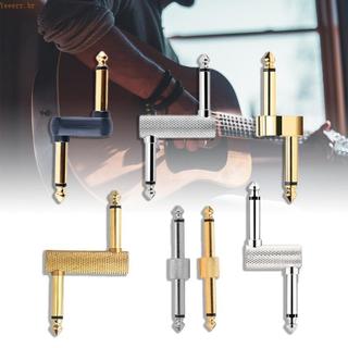 4 Unidades Remendos Efeitos Pedal Guitarra Conector Para Adaptador Plugues Deslocamento