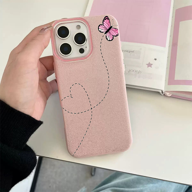 Capa De Doces Para Samsung A17 A07 A26 A06 A16 A54 A05 A15 A14 A13 A12 A32 A34 A52 A55 A54 Linha Borboleta UYI