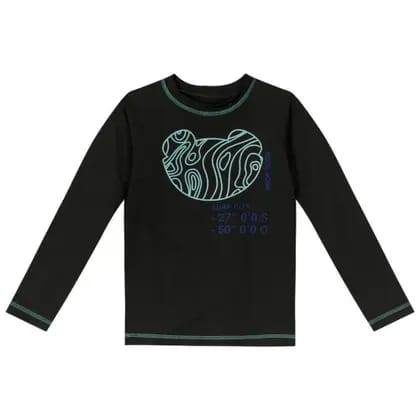 Camiseta de praia Tigor t.tigre surf city preto