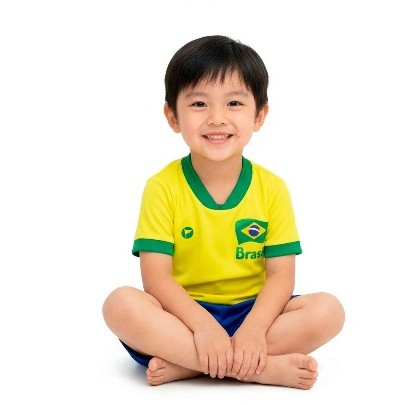 Camiseta Brasil Juvenil Torcida Copa do Mundo 2026 camisa infantil camisa Brasil camiseta amarela uniforme seleção