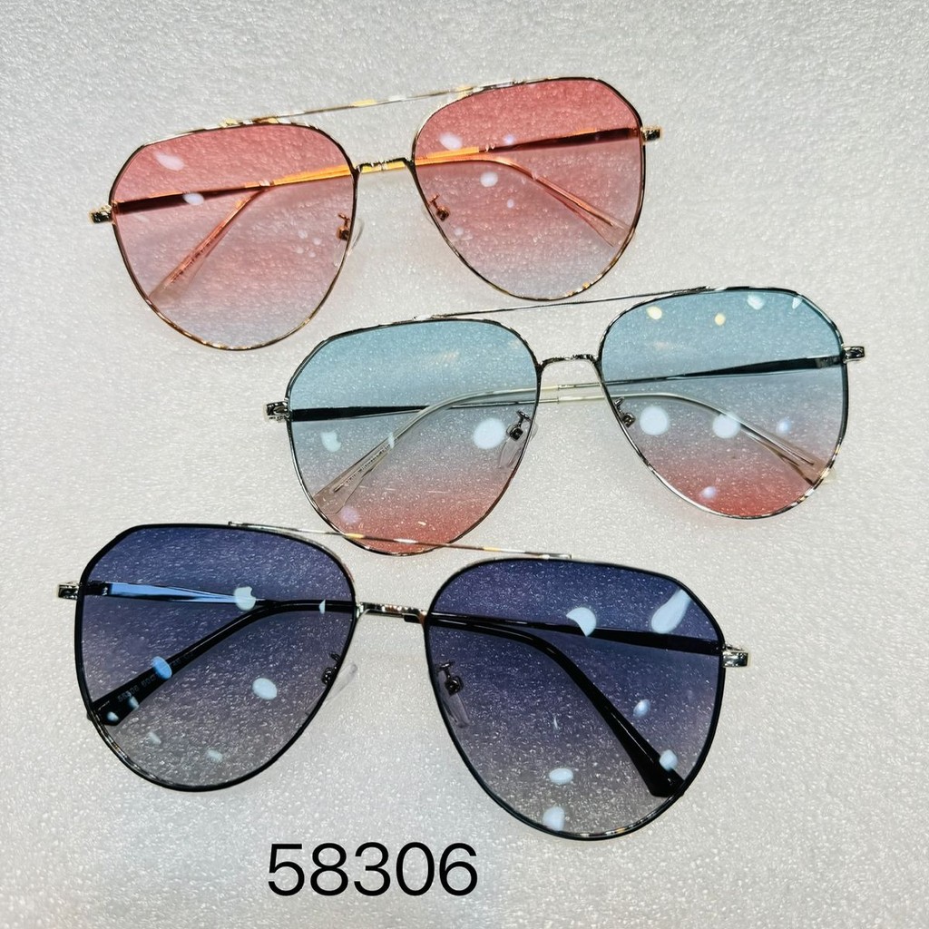 Óculos de Sol Aviador Armação Metálica Dourada Lente Polarizada Polaroid Proteção UV400 Unissex-58306