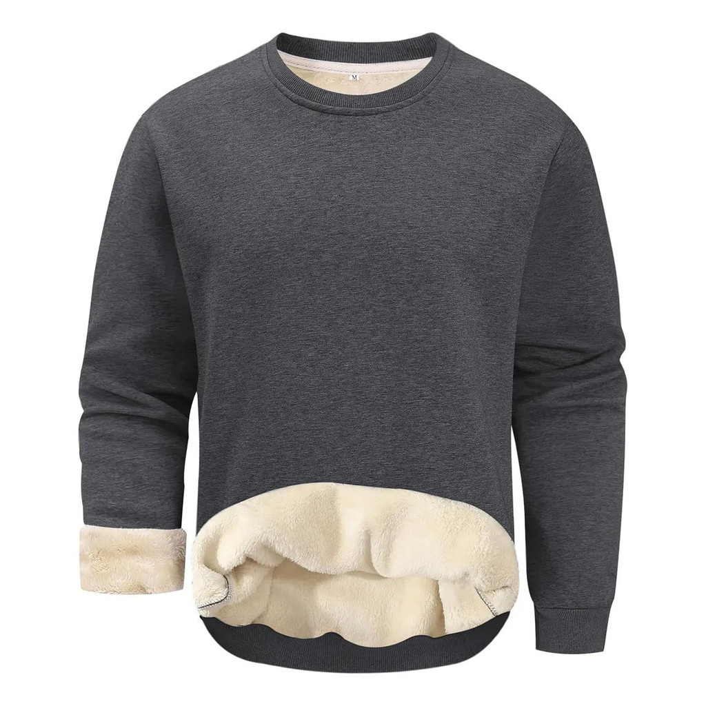 Kit Com 2 Blusa Térmica Homem Térmica Inverno Lã Moletom Lux