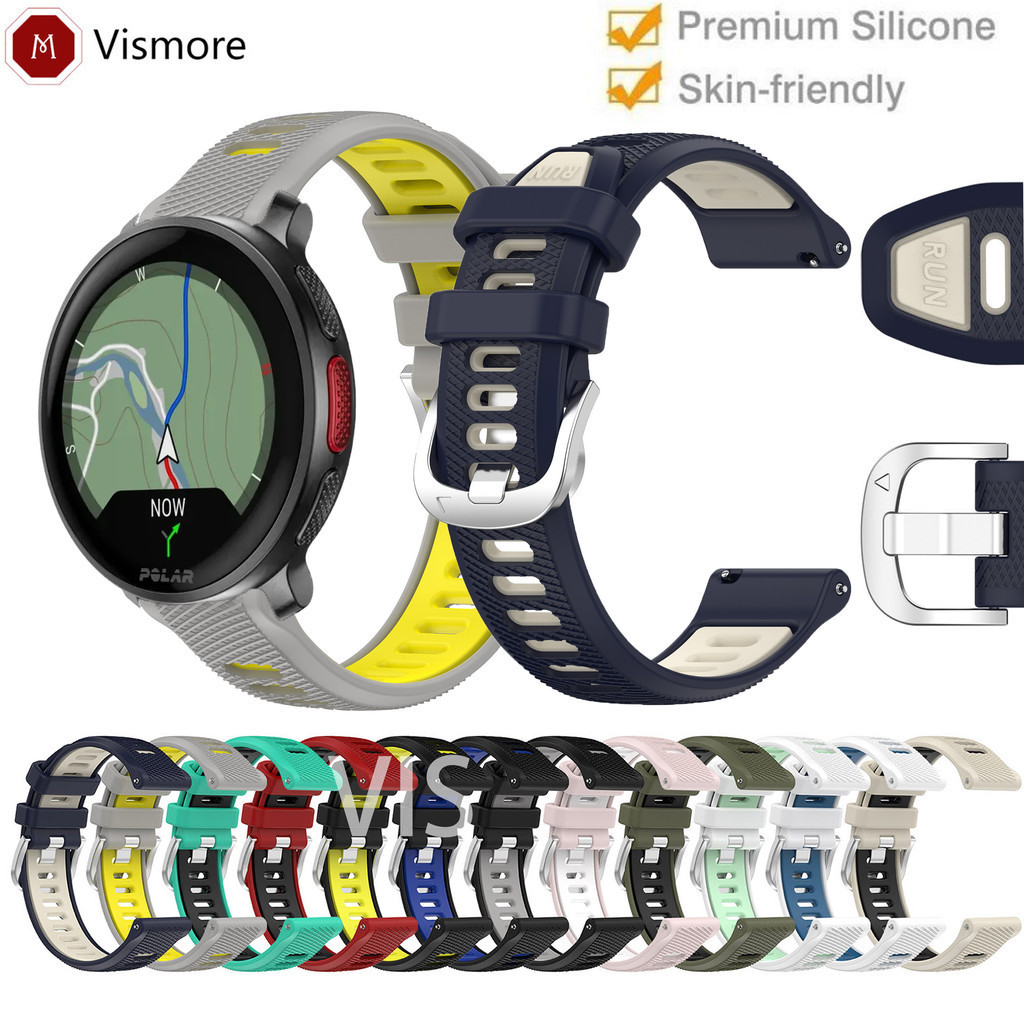 Pulseira De Silicone Para Polar Vantage/IGNITE M M2/V3 Grit X/X2 Pro Titan/Pacer/Unite Correr Esporte Smartwatch Relógio