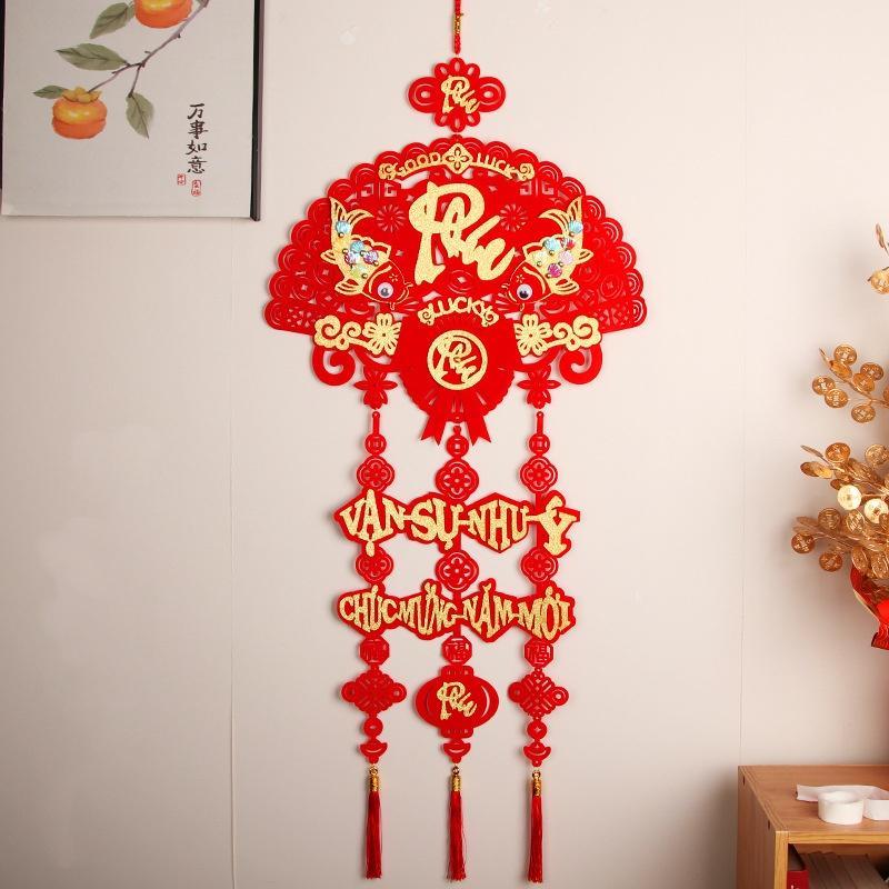 [largeloohg] Festival Da Primavera Vietnamita Ornamento Pendurado Ano Novo 2026 Decoração De Casa Do Cavalo Pingentes De
