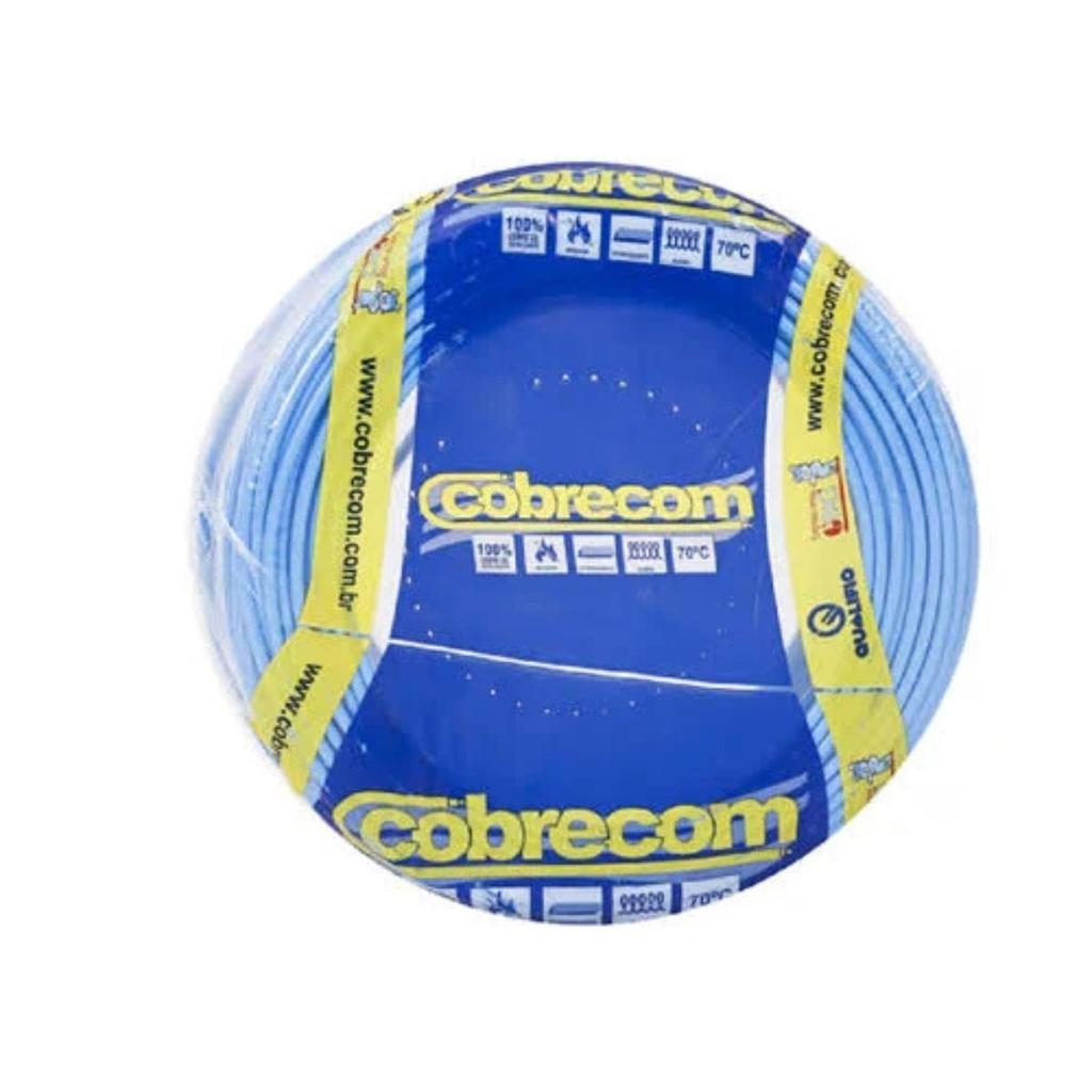 Cabo Flexível 10mm² 750V Cobrecom 100m C100
