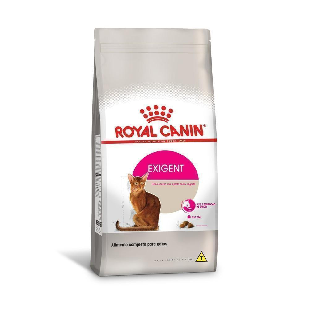 Ração Seca Exigent para Gatos Adultos com Paladar Exigente 1,5Kg Royal Canin