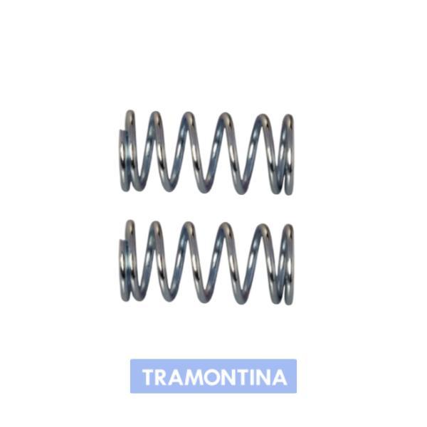 Kit com Duas Molas Para Carretel Roçadeira Aparador de Grama Original Tramontina Peças de Reposição