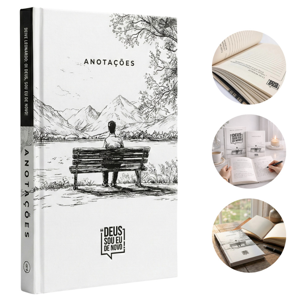 Caderno de Anotações – Complemento do Devocional Oi Deus, Sou Eu de Novo
