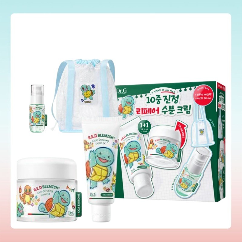 [POKEMON] Byeon Woo-seok Dr.G Red Blemish Clear Creme Calmante Edição Especial K-Beauty