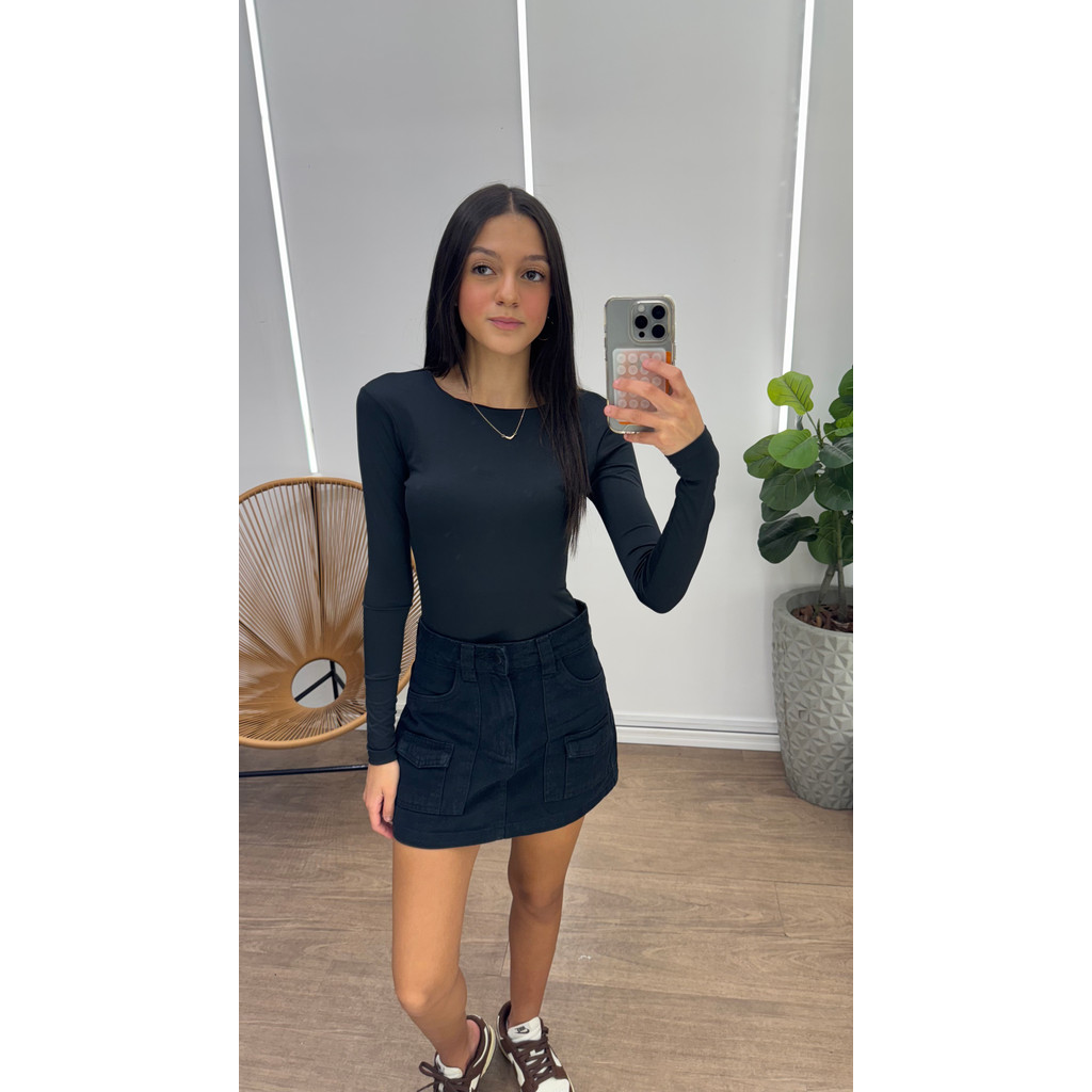 Body de Malha Juvenil – Look Casual para Escola e Dia a Dia