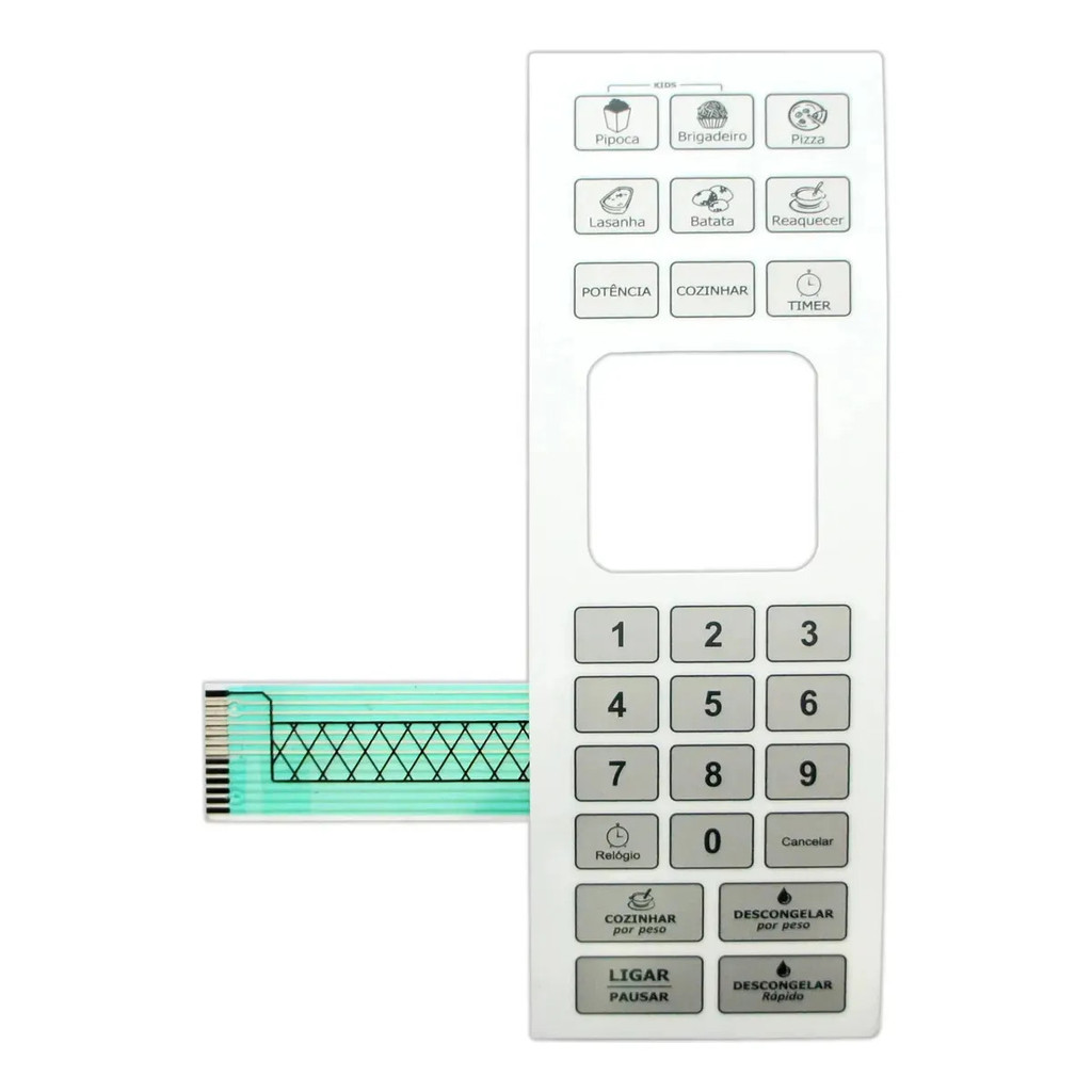 Membrana Teclado Compatível Forno Microondas Philco Pmo25
