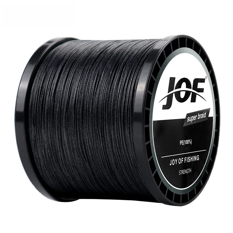 Linha de Pesca Trançada JOF 4 Fios 1000M 500M 300M Linha Multifilamento para Pesca de Carpa 8-80LB Linha PE para Pesca n