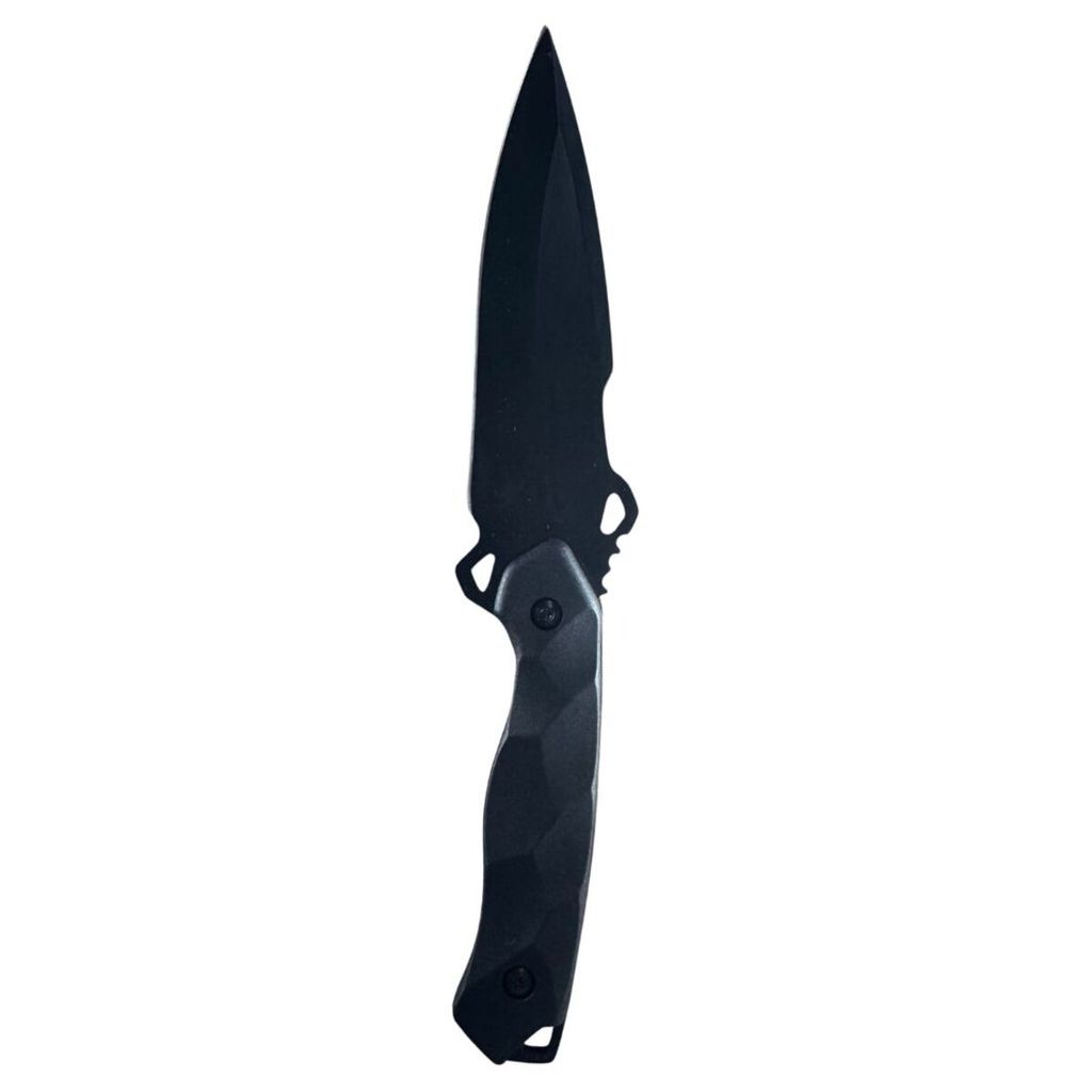 Faca Luatek SLK-YX717 Preta 26cm Com Bainha R?gida Pesca Camping · foto 2