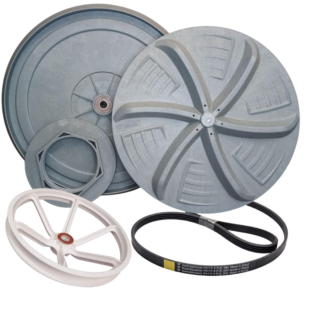 Agitador Compatível Com Tanquinho Colormaq Polia Correia 4Pje880 Lct 4,5 Kg