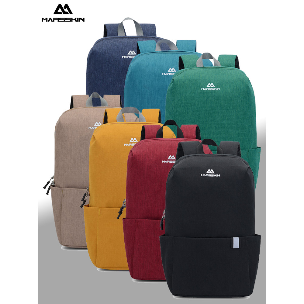 Esportes ao ar livre colorido mochila lazer saco de viagem leve 15 litros estudante pequeno saco de escola crianças moch