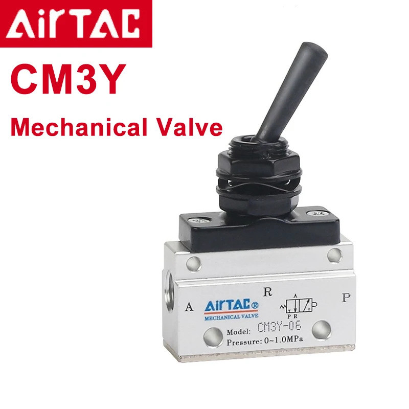 Válvula De Controle Airtac CM3 X-05 CM3 X06 CM3 X08 Alavanca De 3/2 Vias Typer Xx
