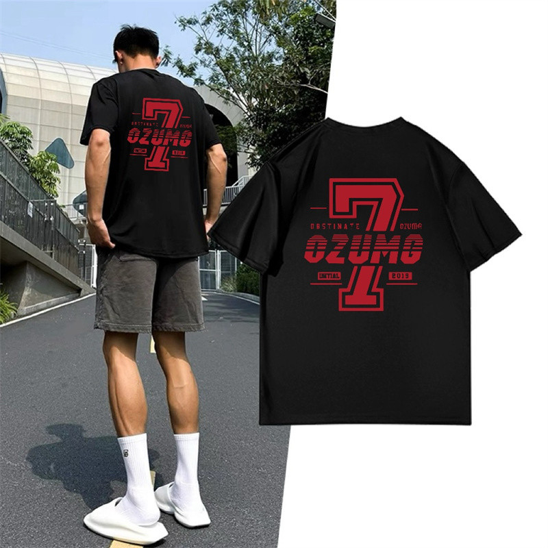 Verão de secagem rápida respirável tiro de manga curta malha solta Wicking treinamento camiseta esportes Fitness lazer j