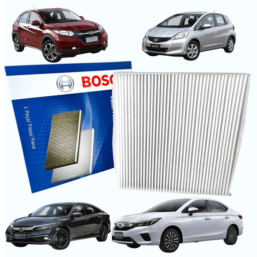 Filtro Cabine Honda Civic City HRV Fit WRV Bosch Original