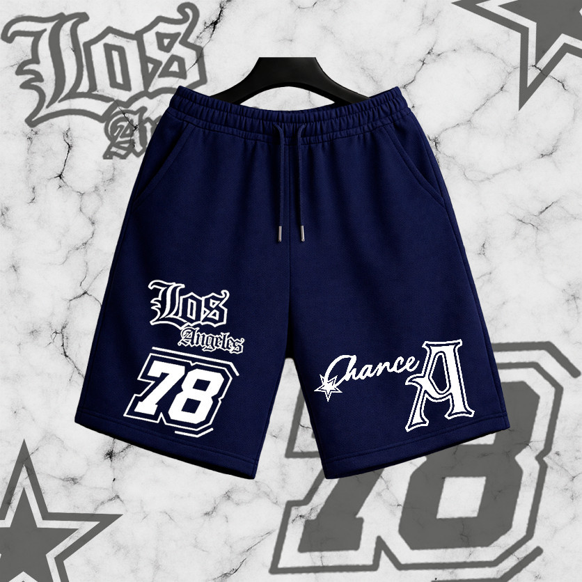 Bermuda Moletom Masculina Estampa LOS ANGELES 78 – Estilo Streetwear Urban Life
