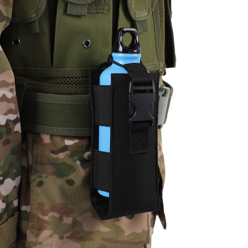 Capa para garrafa de água ao ar livre MOLLE tático saco de garrafa de água saco de cintura mochila saco de copo de água