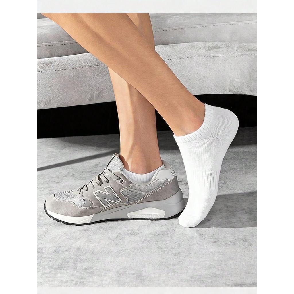 Imagem 🔥Kit3 a 12 pares  Conjunto de meias femininas  Meia Básica Lisa para Uso Diário - Cores Clássicas