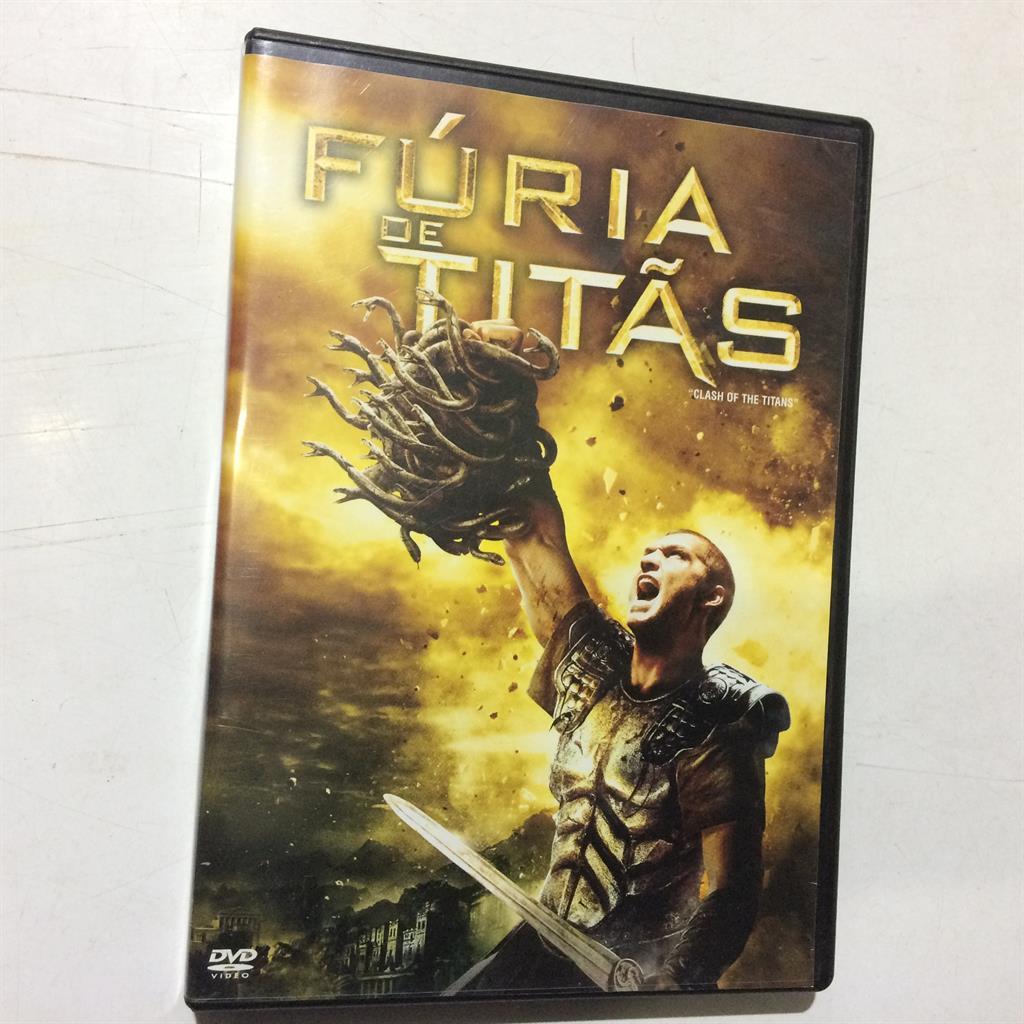 DVD Fúria de Titãs - Clash of the Titans direção Sam Worthington - Ralph Fiennes - Liam Neeson