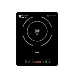 Cooktop De Indução Portátil 1 Boca Philco PCT10A Display Digital Painel Touch Preto 220v