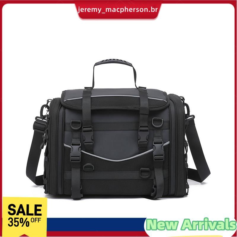 Bolsa Traseira Para Motocicleta 40L-58L , Expansível Assento Traseiro Universal Viagem , Mochila