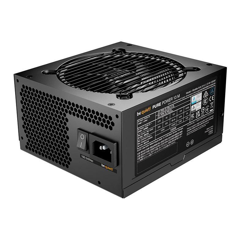 Fonte Be Quiet! Pure Power 13M, 1000W, ATX 3.1, PCIe 5.1, Full-Modular, 80 Plus 