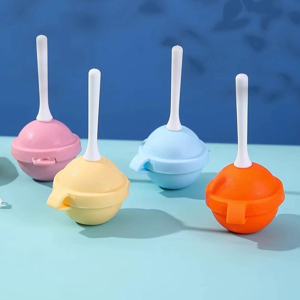 Detalhes do Molde De Pirulito Conjunto De 4 Peças Pirulitos Esféricos E Gelo Redondo Refrescante Criativo Trabalhado De Silicone De
