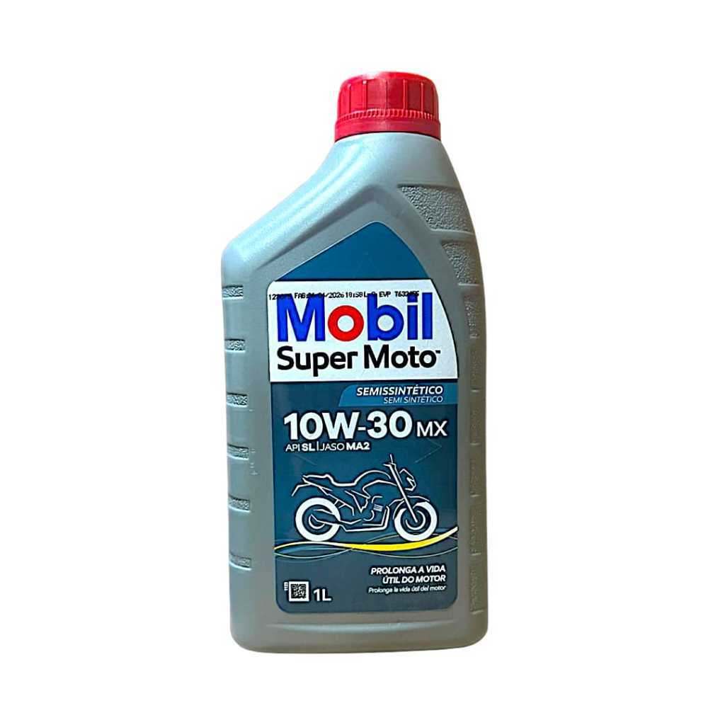 Óleo Super Moto Mobil Semissintetico 4T 10W30 Yamaha Crosser 150 Honda Xre 190