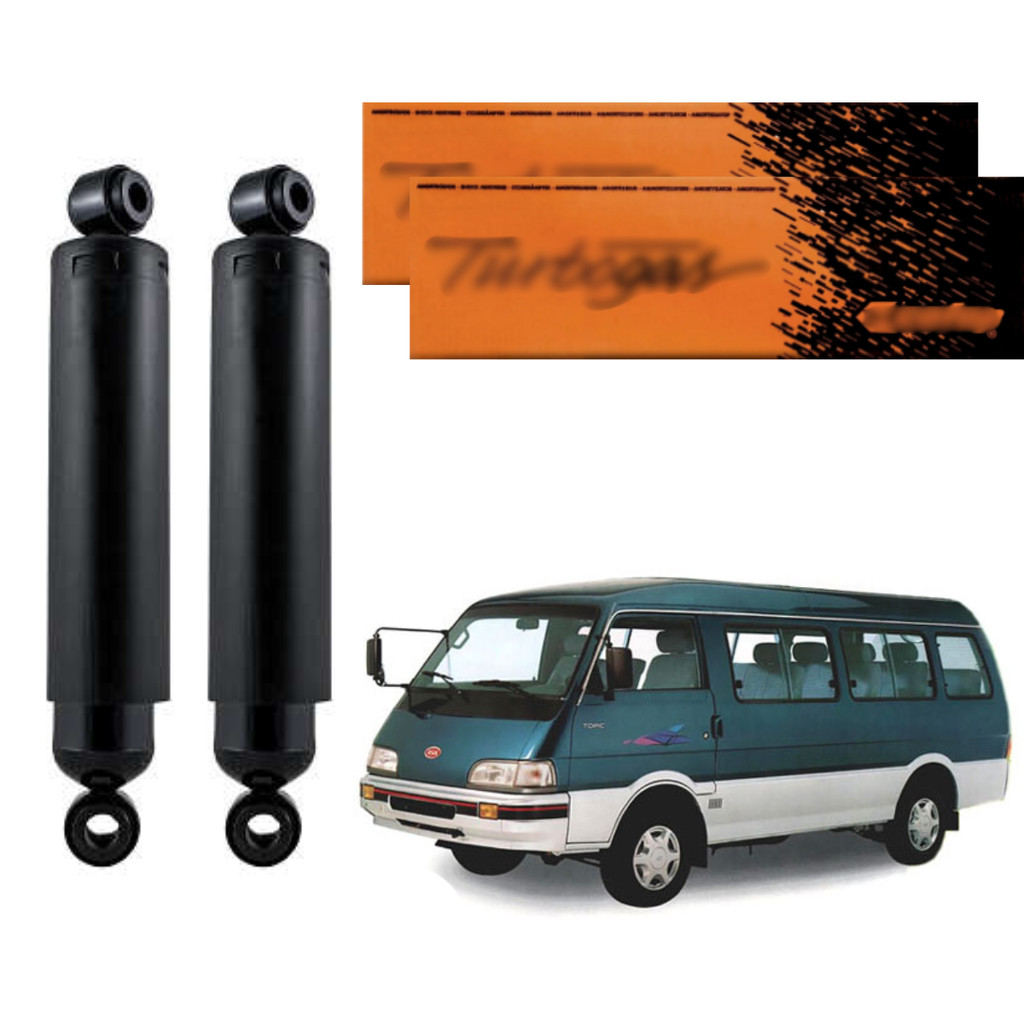 2 Amortecedor Traseiro Cofap para Asia Topic 2.7 8V CARGA LUXO SUPER LUXO VAN SUPER LONG Diesel 1994 até 1999 L12129