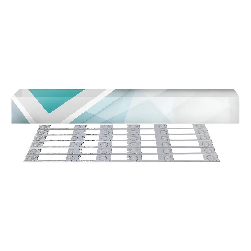 Kit 6 Barras De Led Compatível Com Tv 48l2400 48l5400 Dl4844