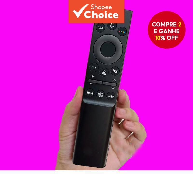  Adequado para Controle SAMSUNG QLED 2024 com Controle de Voz de TV (botão VieON) sem pilhas