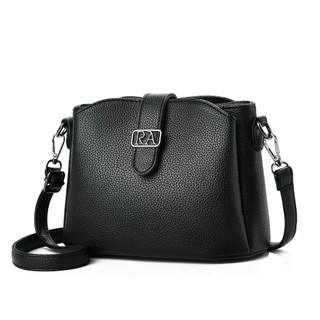Bolsa Feminina Com Alça Lateral Transversal Faixa de Mão De Couro