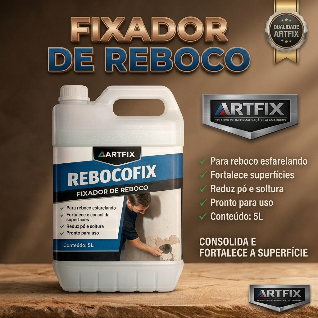 Endurecedor de Superfície para Reboco Esfarelando - 5 Litros