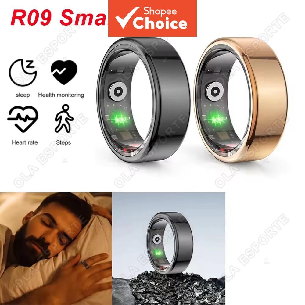 R09 Anel Inteligente Masculino Feminino Rastreador De Fitness À Prova Dwaterproof Água Monitoramento Freqüência Cardíaca