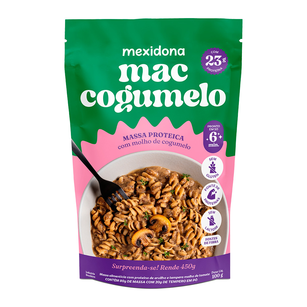 Mac Cogumelo 100g Mexidona Pronto Sabor Cogumelo Prático