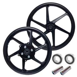 Jogo Roda Nxr 160 Bros Esdd Xre 190 6 Palito Preto Freio Disco