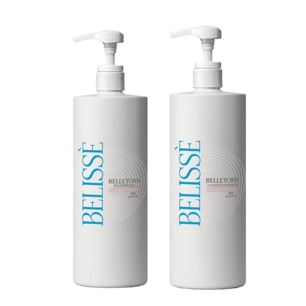 Kit Shampoo E Condicionador Vegano 1L Liso Perfeito Belissè