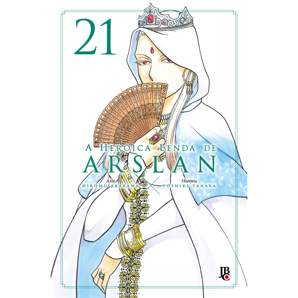 Capa do livro Mangá - A Heroica Lenda de Arslan Vol. 21 - Editora JBC