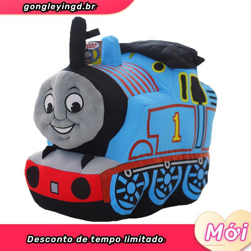 Loja inteira brinquedo de pelúcia Thomas trem boneca versão música locomotiva travesseiro crianças educacional presente
