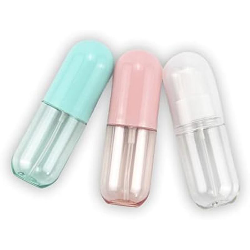 Frasco De Spray De Névoa Fina De 3 Unidades De 1.5 Onças/40 Ml Para Viagens E Casa , Mini Atomizador Cosmético Portátil