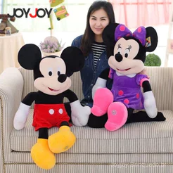 Brinquedo de Pelúcia de Natal Joyjoy para Meninas, Presente de Halloween, Boneca de Pelúcia Mickey Minnie para Namorada,