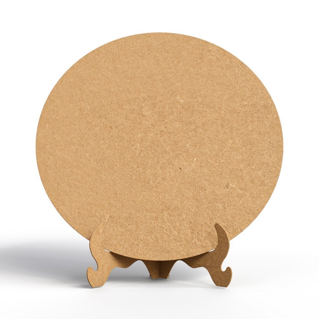 Painel Redondo MDF 50cm Festa Aniversário Display Mesa Decoração Com Suporte