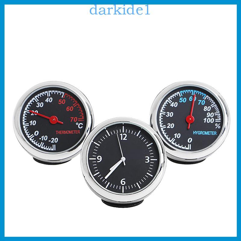 DAR 3Pcs Carro 4cm Higrômetro Quartzo Para Relógio Temperatura Umidade M